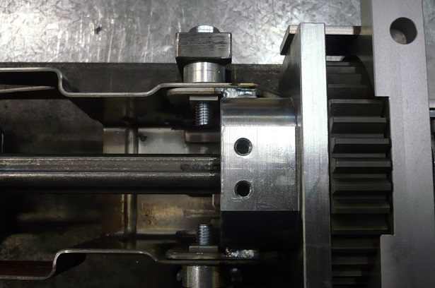 The precision SPACEDRIVE steering servo motor coupled with a VW steering column Image